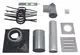 Montageset von Vaillant mit verschiedenen Rohr- und Zubehörteilen zur Installation eines Heizsystems, inklusive Winkel, Rohre und Verbindungselemente.